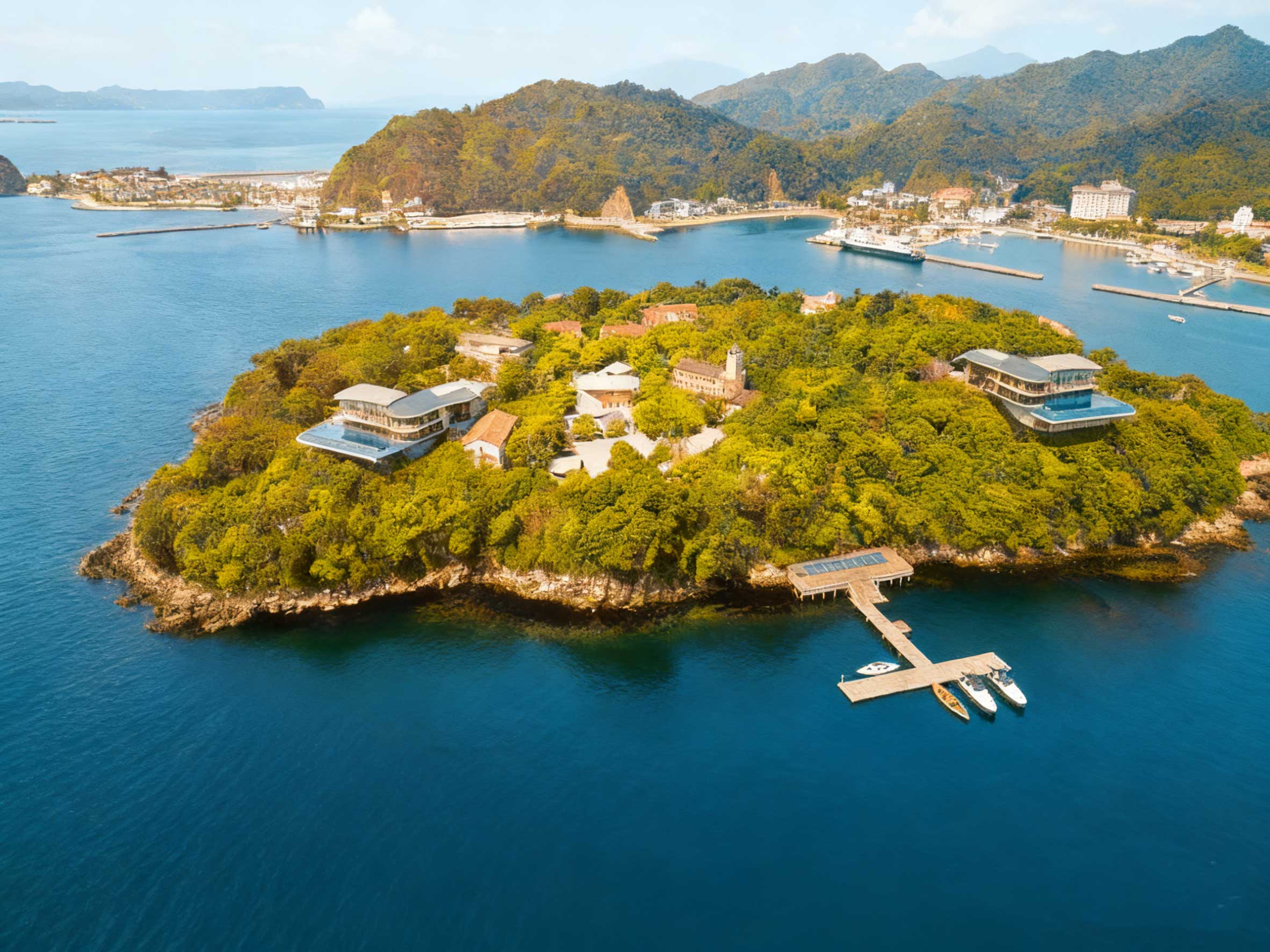 事业内容的戦略図と会議風景